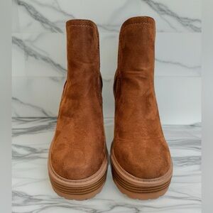 Brown Suede Women's Boots